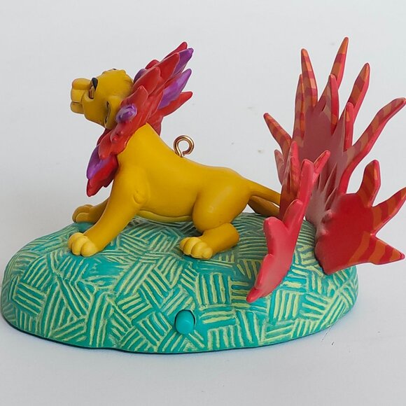 CUTE Hallmark Keepsake Ornament Mighty Simba Disney's The Lion King 2005 - Picture 7 of 11